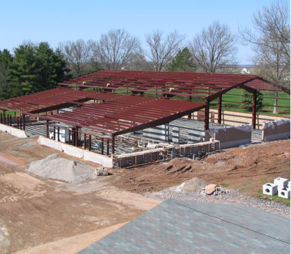 Steel Framing for Central Schwenkfelder Church Community Center