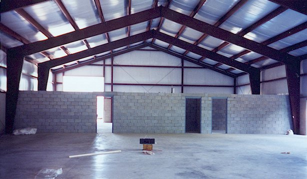 ACi Construction Design/Build Specialty Building Project- Inside Warehouse