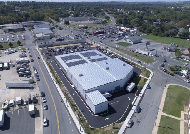 ReUzit Thrift store in Ephrata aerial view.